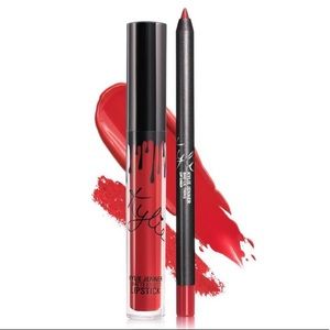 Unused New Kylie Cosmetics Lip Kit Bad Lil Thing